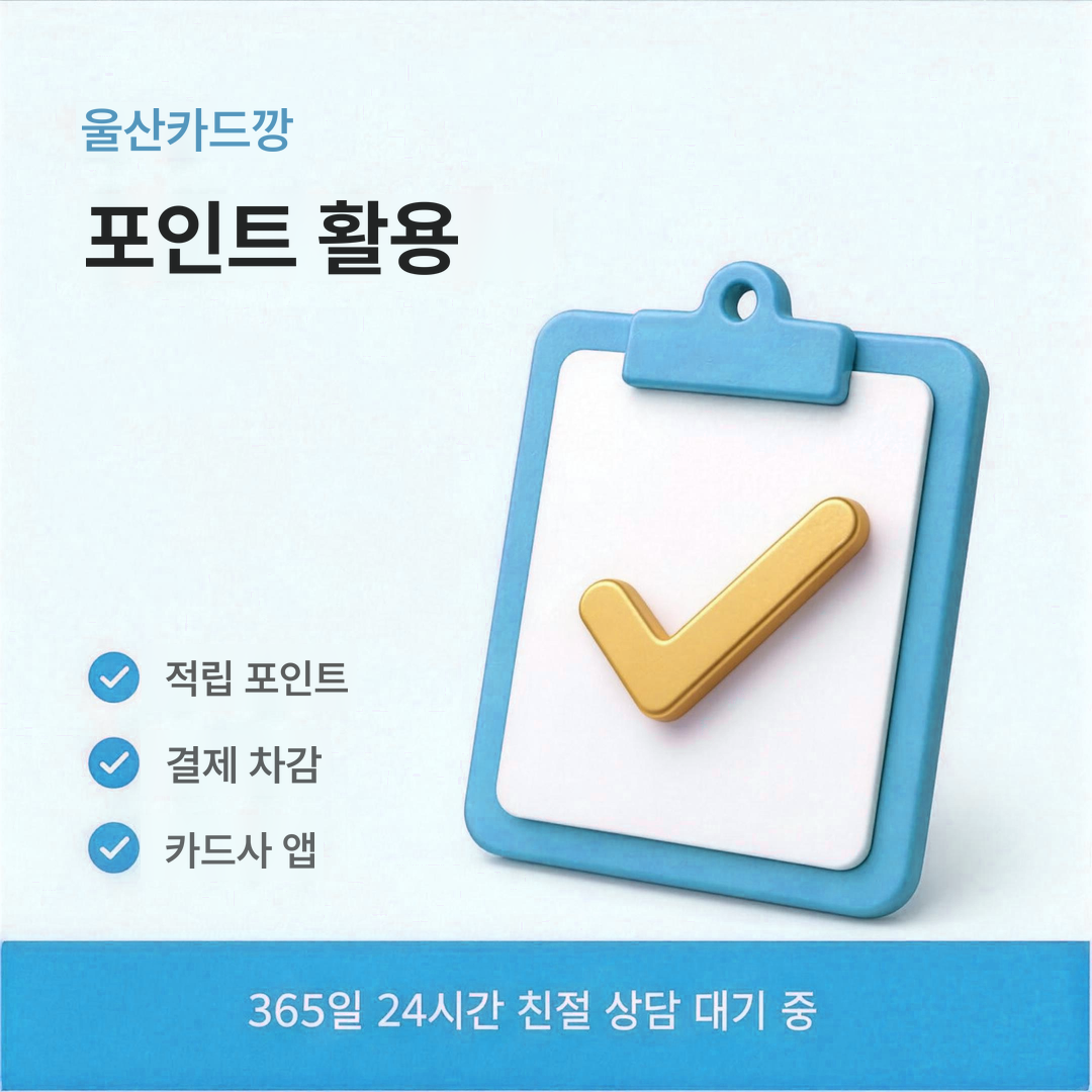 다음머니 울산카드깡 포인트 활용 안내